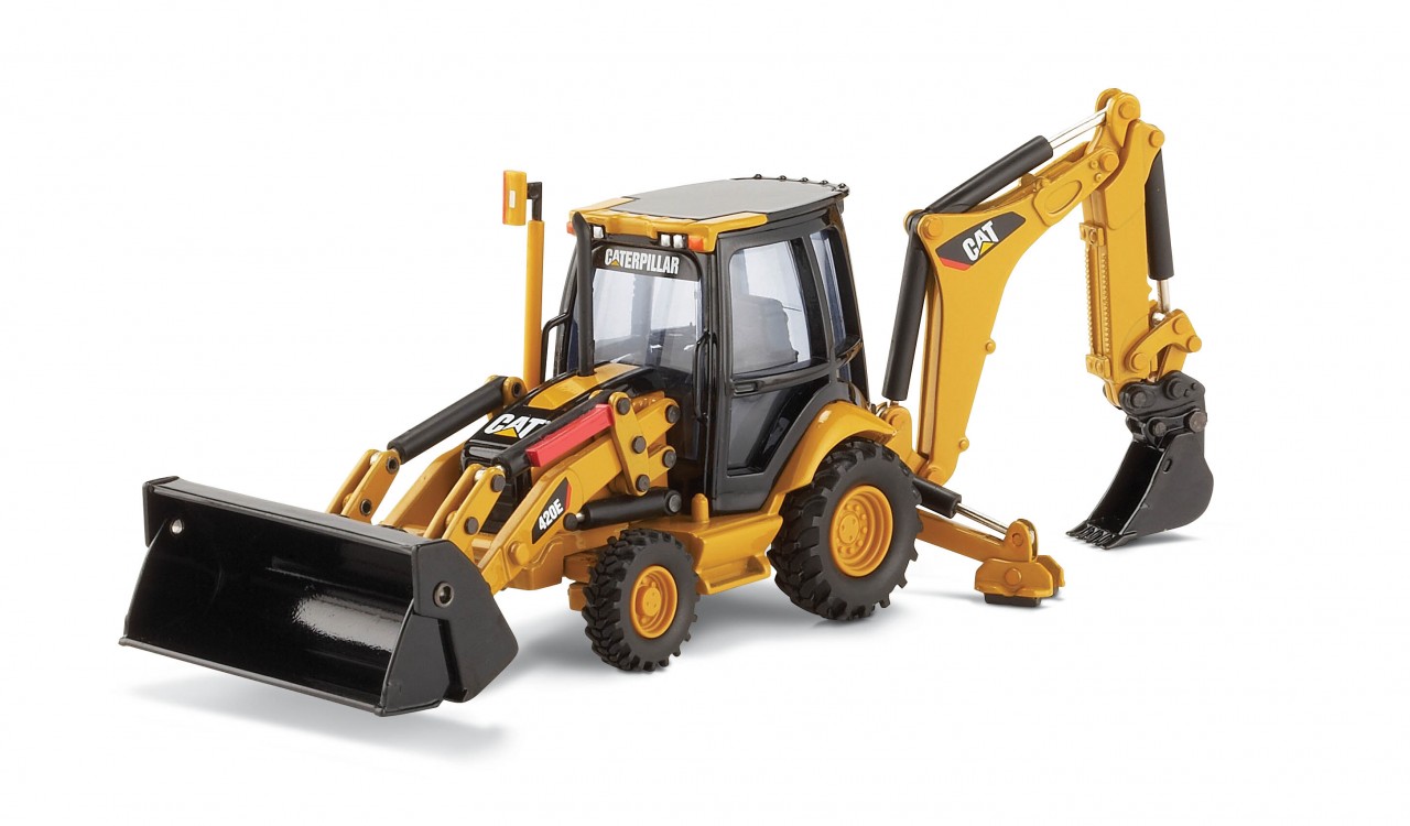 Cat 420E Centre Pivot Backhoe Loader with work tools 55143
