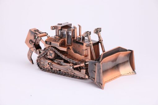 Cat Diecast D11T Track-Type Tractor 85517 Commemorative Edition Copper Plated - Image 4