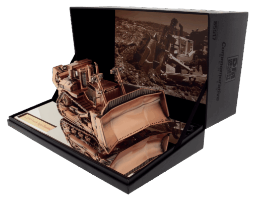 Cat Diecast D11T Track-Type Tractor 85517 Commemorative Edition Copper Plated - Image 12
