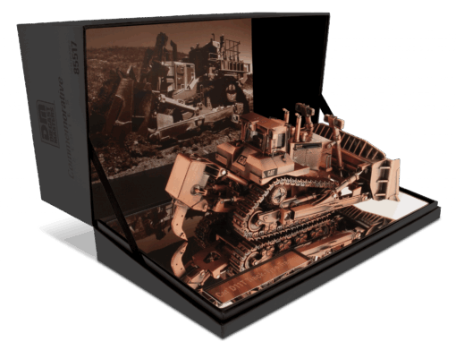 Cat Diecast D11T Track-Type Tractor 85517 Commemorative Edition Copper Plated - Image 13