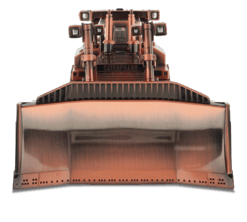 Cat Diecast D11T Track-Type Tractor 85517 Commemorative Edition Copper Plated - Image 11