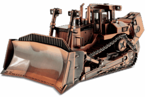 Cat Diecast D11T Track-Type Tractor 85517 Commemorative Edition Copper Plated