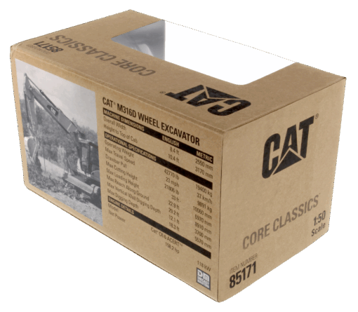 Cat Diecast M316D Wheel Excavator 85171C - Image 11