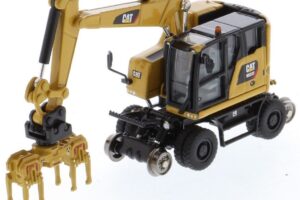 Cat Diecast M323F Railroad Wheeled Excavator 85656 1:87 scale
