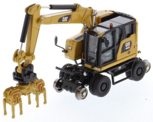Cat Diecast M323F Railroad Wheeled Excavator 85656 1:87 scale