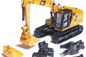 Cat Diecast 323 Hydraulic Excavator with 4 new work-tools - Next Generation 85657