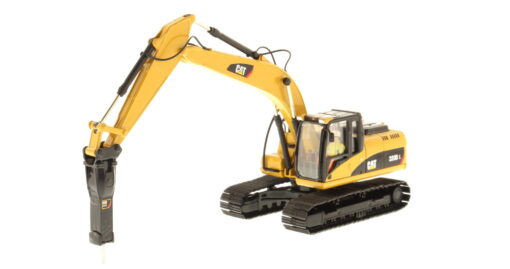 Cat Diecast 320D L Hydraulic Excavator with Cat H120E s Hydraulic Hammer 85280C