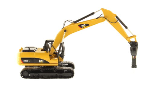 Cat Diecast 320D L Hydraulic Excavator with Cat H120E s Hydraulic Hammer 85280C - Image 7