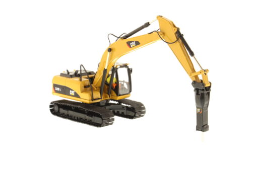 Cat Diecast 320D L Hydraulic Excavator with Cat H120E s Hydraulic Hammer 85280C - Image 8