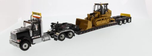 International Diecast HX520 Tandem Black with XL120 Trailer and Cat 963K Track Loader 85599 - Image 10