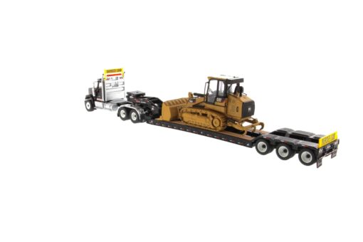 International Diecast HX520 Tandem Black with XL120 Trailer and Cat 963K Track Loader 85599 - Image 5