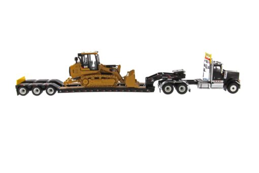 International Diecast HX520 Tandem Black with XL120 Trailer and Cat 963K Track Loader 85599 - Image 8