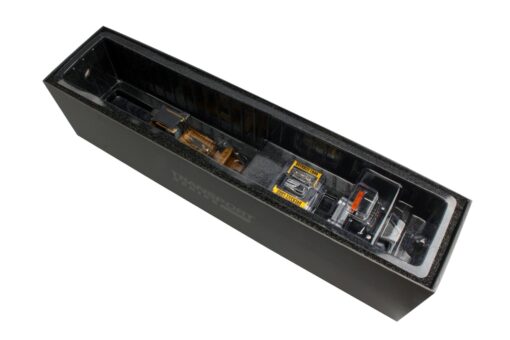 International Diecast HX520 Tandem Black with XL120 Trailer and Cat 963K Track Loader 85599 - Image 14