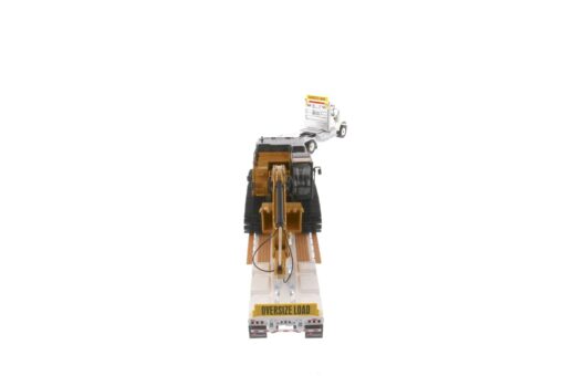 International Diecast HX520 Tandem White with XL120 White Trailer and Cat 349F Excavator 85600 - Image 6