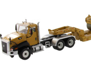 Cat Diecast CT660 Day Cab & XL120 with Cat CB-534D XW Vibratory Asphalt Compactor Load 85601C