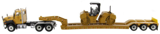Cat Diecast CT660 Day Cab & XL120 with Cat CB-534D XW Vibratory Asphalt Compactor Load 85601C - Image 6