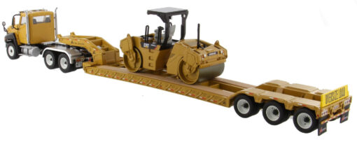 Cat Diecast CT660 Day Cab & XL120 with Cat CB-534D XW Vibratory Asphalt Compactor Load 85601C - Image 7