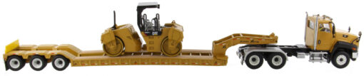 Cat Diecast CT660 Day Cab & XL120 with Cat CB-534D XW Vibratory Asphalt Compactor Load 85601C - Image 10