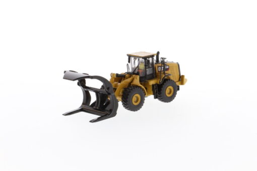 Cat Diecast 972M Wheel Loader with Log Forks 85950 1:87 scale