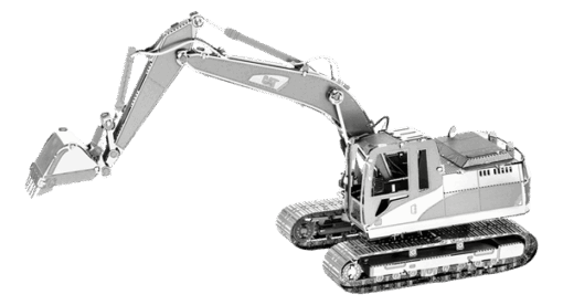 Metal 3D Model Kit Cat Excavator MMS422 - Image 7