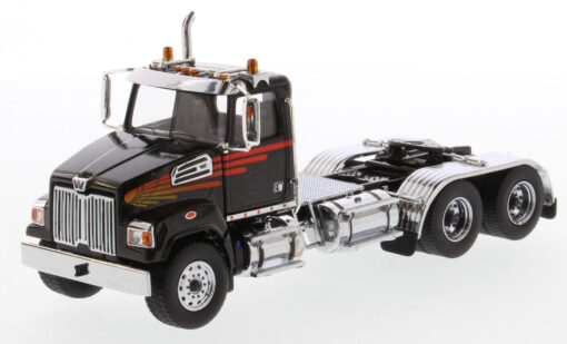 Western Star 1:50 Diecast 4700 SF Tandem Truck Black 71036