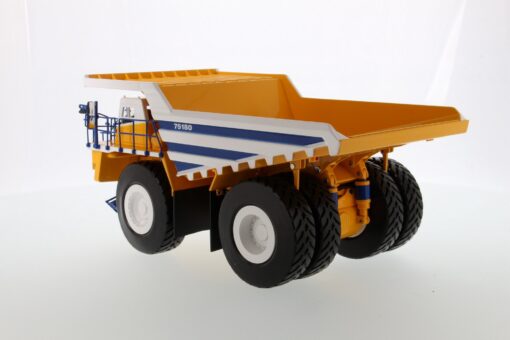 Diecast BELAZ 75180 Dump Truck White Body - Image 14