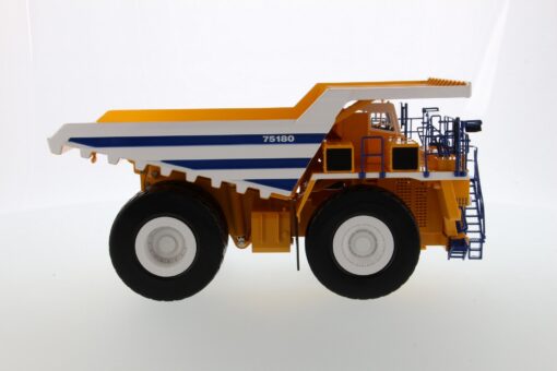 Diecast BELAZ 75180 Dump Truck White Body - Image 11