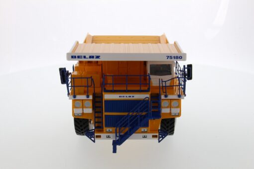 Diecast BELAZ 75180 Dump Truck White Body - Image 9