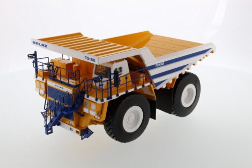Diecast BELAZ 75180 Dump Truck White Body - Image 8
