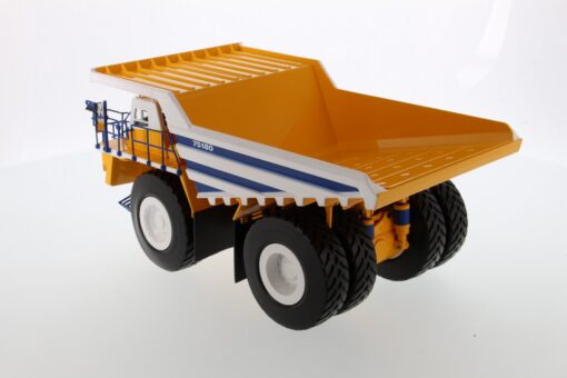 Diecast BELAZ 75180 Dump Truck White Body - Image 6