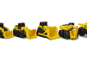 Cat Little Machines 3" 5-Pack Dump Truck, Excavator, Loader, Backhoe and Dozer 82150S