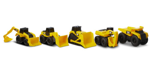 Cat Little Machines 3" 5-Pack Dump Truck, Excavator, Loader, Backhoe and Dozer 82150S