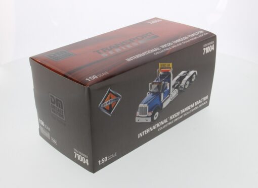 International 1:50 Diecast HX520 SF Blue Tandem Prime Mover Tractor Truck 71004 - Image 11