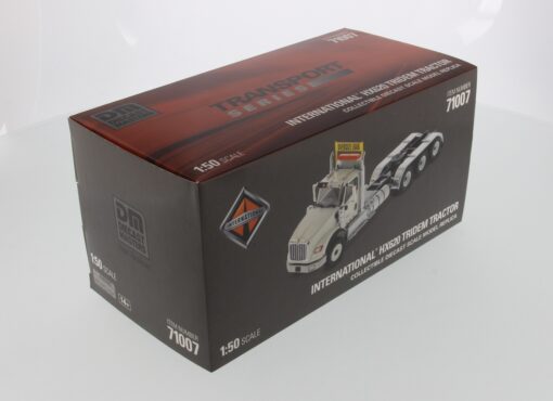 International 1:50 Diecast HX620 SB White Tridem Prime Mover Tractor Truck 71007 - Image 11