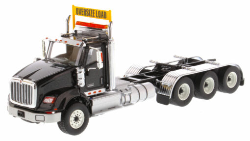 International 1:50 Diecast HX620 SB Black Tridem Prime Mover Tractor Truck 71009