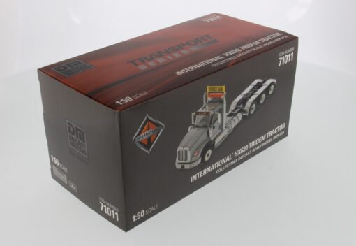 International 1:50 Diecast HX620 SB Grey Tridem Prime Mover Tractor Truck 71011 - Image 11