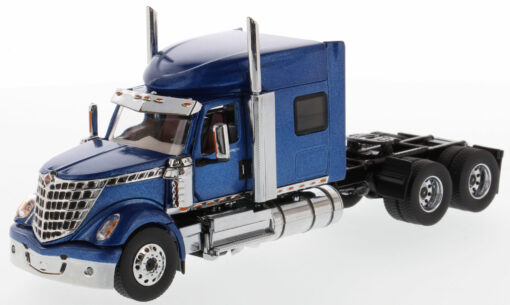 International 1:50 Diecast LoneStar Sleeper Metallic Blue Tandem Prime Mover Tractor Truck 71026