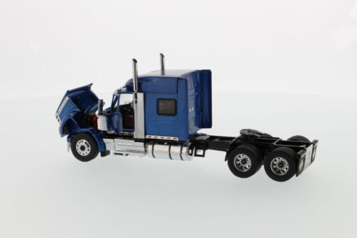 International 1:50 Diecast LoneStar Sleeper Metallic Blue Tandem Prime Mover Tractor Truck 71026 - Image 15