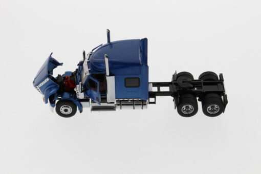 International 1:50 Diecast LoneStar Sleeper Metallic Blue Tandem Prime Mover Tractor Truck 71026 - Image 12