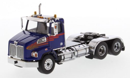 Western Star 1:50 Diecast 4700 SB Blue Tandem Prime Mover Tractor Truck 71039