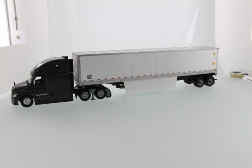 Freightliner 1:50 Diecast New Cascadia with 53' Dry Cargo Van - Grey tractor + White trailer 71047 - Image 13