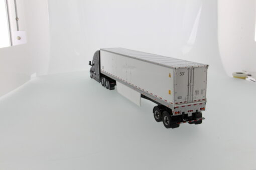 Freightliner 1:50 Diecast New Cascadia with 53' Dry Cargo Van - Grey tractor + White trailer 71047 - Image 12