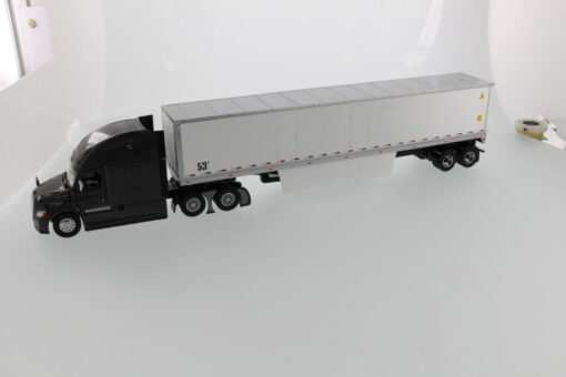 Freightliner 1:50 Diecast New Cascadia with 53' Dry Cargo Van - Grey tractor + White trailer 71047 - Image 9
