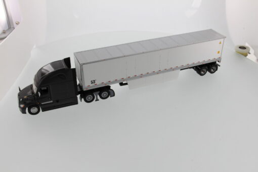 Freightliner 1:50 Diecast New Cascadia with 53' Dry Cargo Van - Grey tractor + White trailer 71047 - Image 5