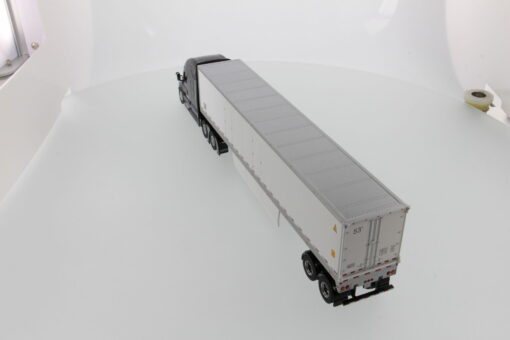Freightliner 1:50 Diecast New Cascadia with 53' Dry Cargo Van - Grey tractor + White trailer 71047 - Image 4