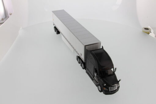 Freightliner 1:50 Diecast New Cascadia with 53' Dry Cargo Van - Grey tractor + White trailer 71047 - Image 2