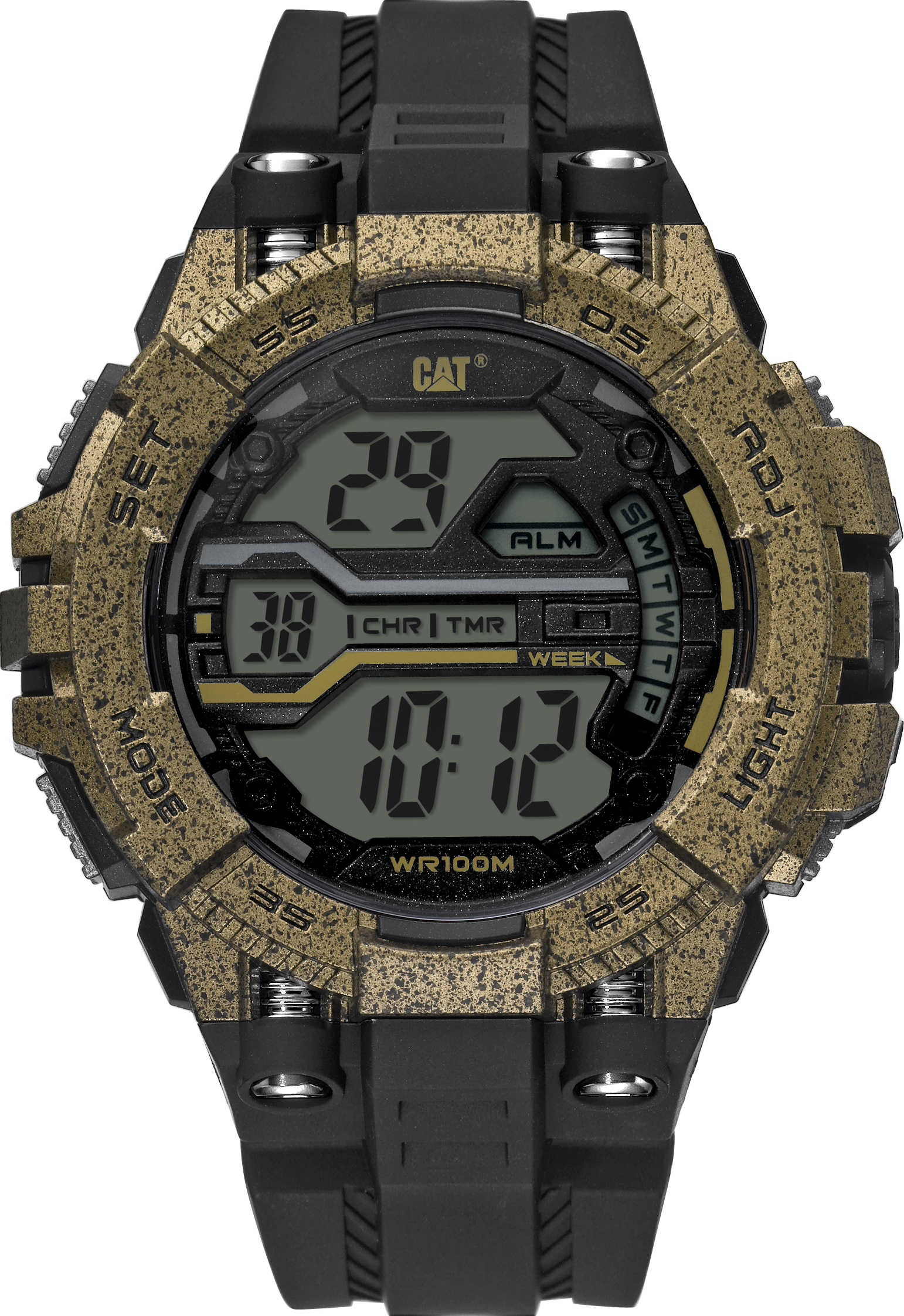 bronze digital watch
