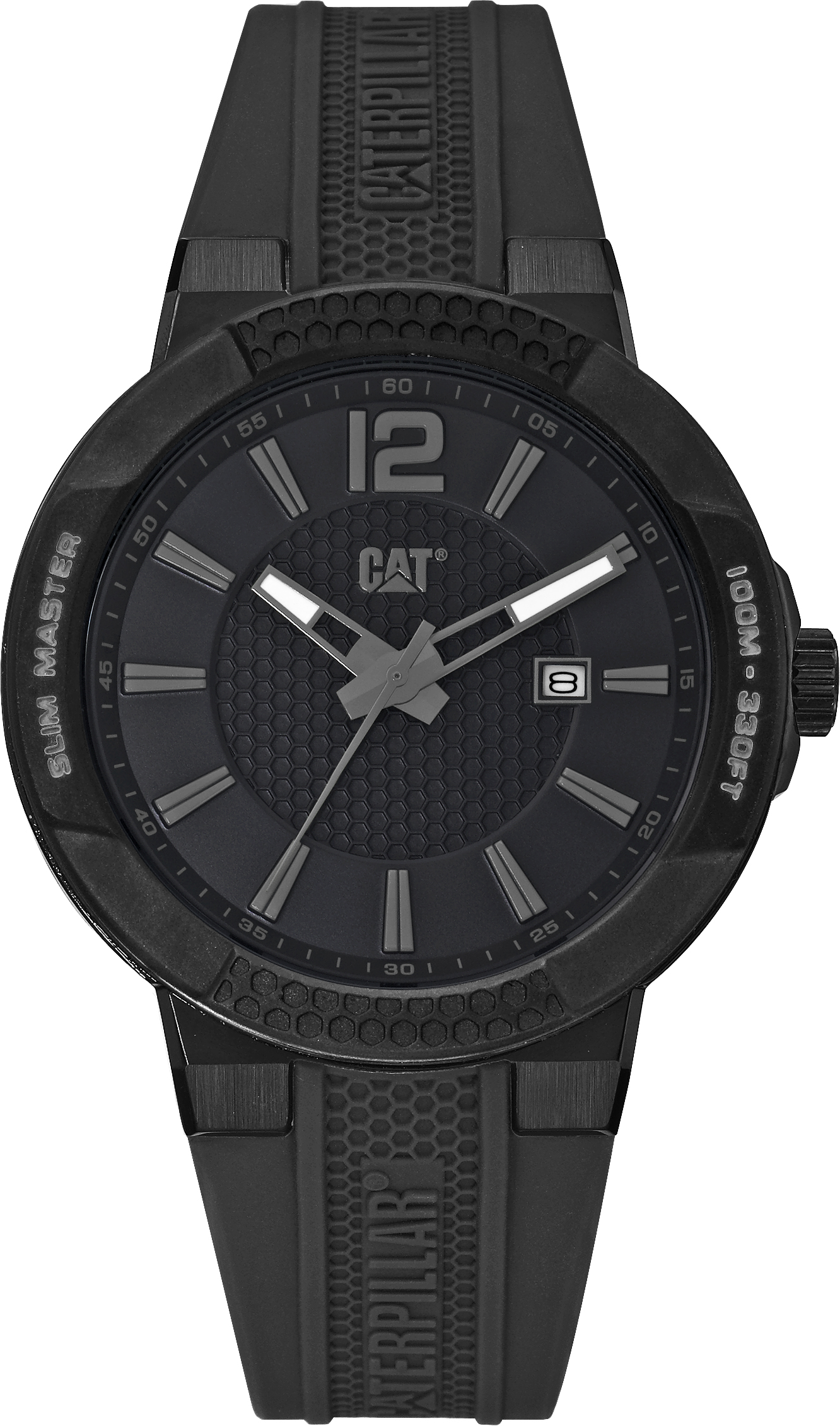 CAT Shockmaster 3HD Slim Black/Gun with Silicone Strap SH.161.21.131