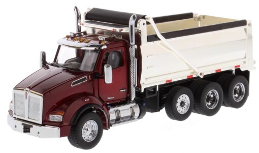 Kenworth 1:50 scale T880 Dump-Truck Radiant red SBFA Chrome plated dump body 71059