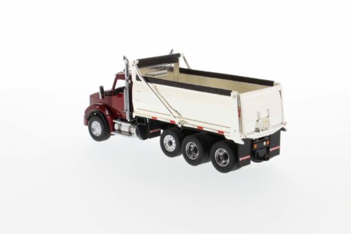 Kenworth 1:50 scale T880 Dump-Truck Radiant red SBFA Chrome plated dump body 71059 - Image 6